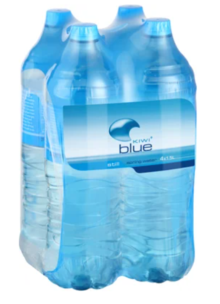 Kiwi Blue Still Spring Water 4pk - Cafe Supply