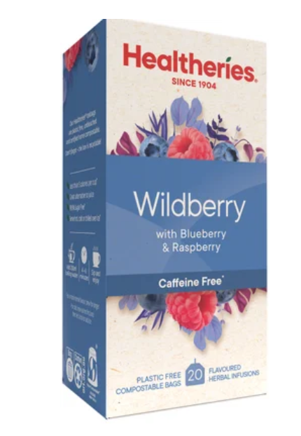 Healtheries Wildberry With Raspberry & Blueberry Tea Bags 20pk - Cafe Supply