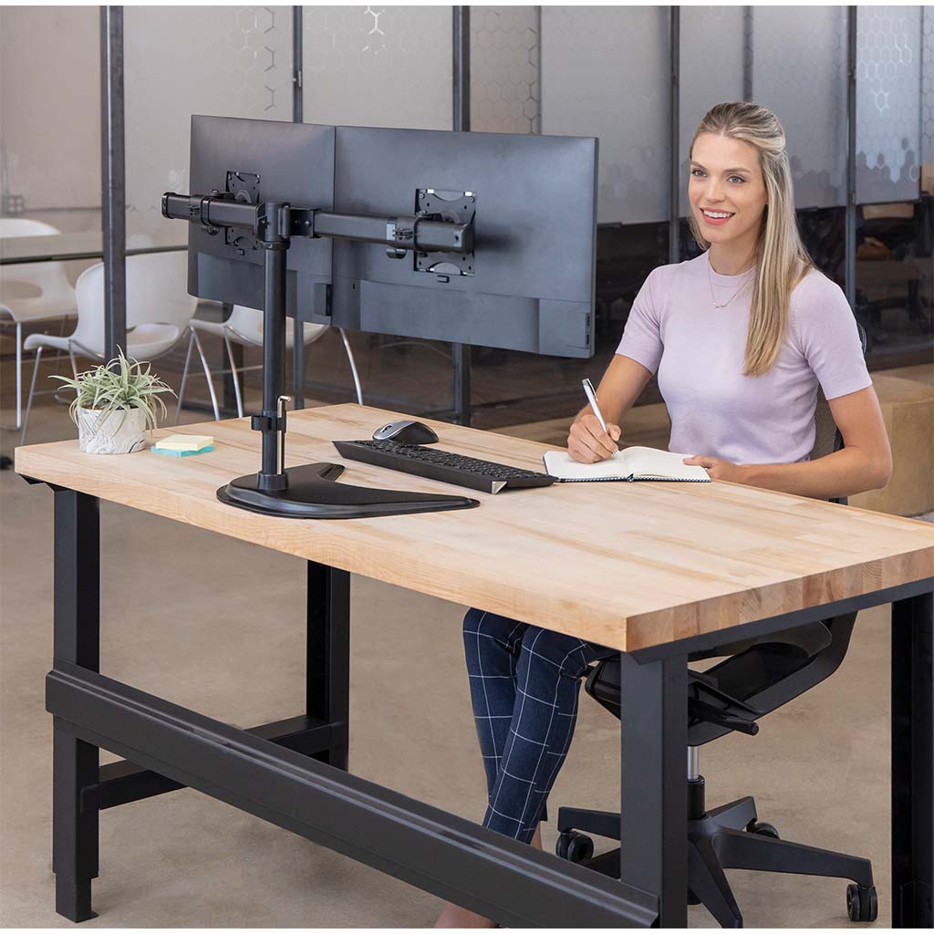 Fellowes Monitor Arm Professional Freestanding Dual - Cafe Supply