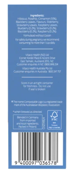 Healtheries Wildberry With Raspberry & Blueberry Tea Bags 20pk - Cafe Supply