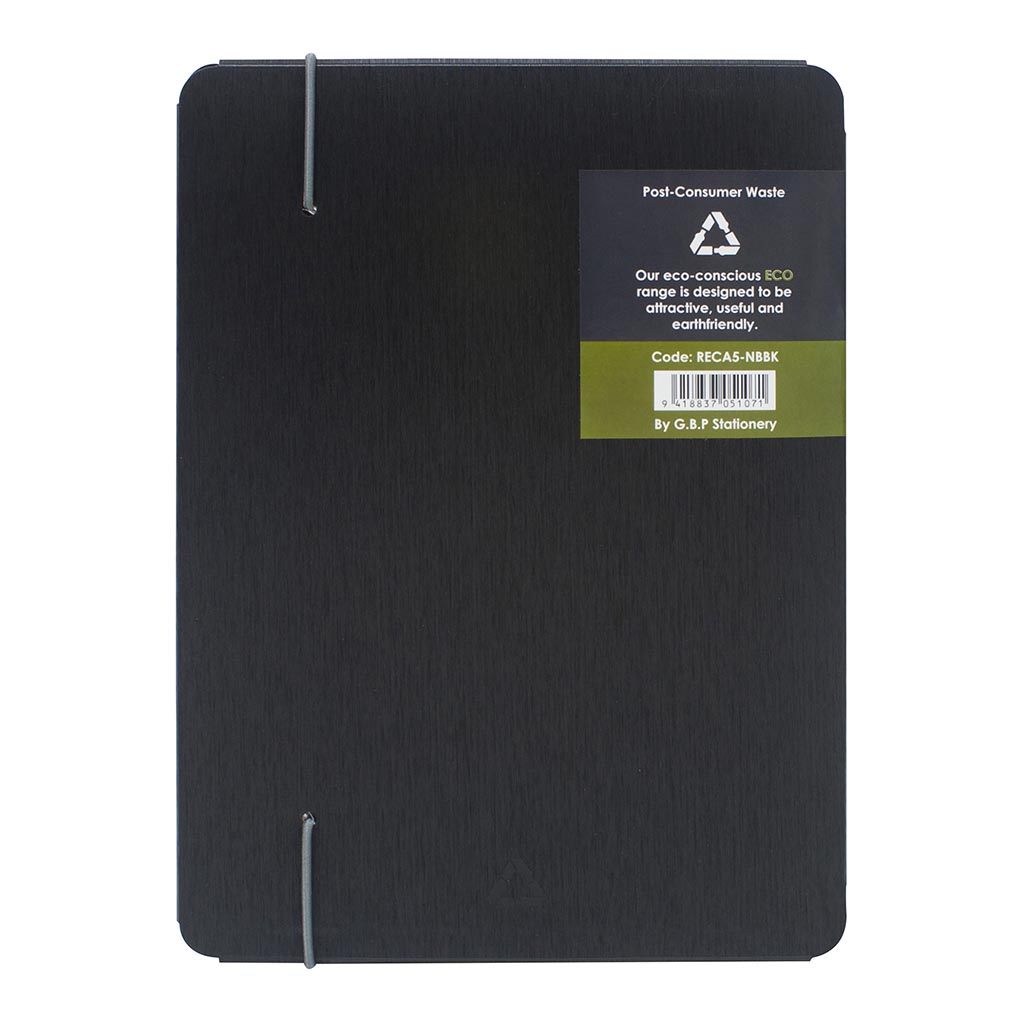 OSC Eco Notebook A5 Black - Cafe Supply