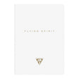 Flying Spirit Sewn Notebook A5 White - Cafe Supply