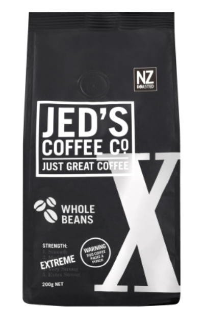 Jed's Coffee Co. X Extreme Strength Whole Beans Coffee 200g - Cafe Supply