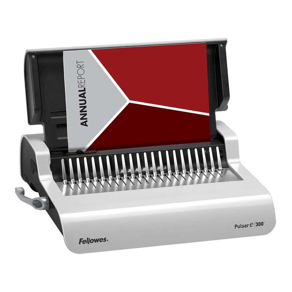 Fellowes Pulsar-E 300 Plastic Comb Binding Machine - Cafe Supply