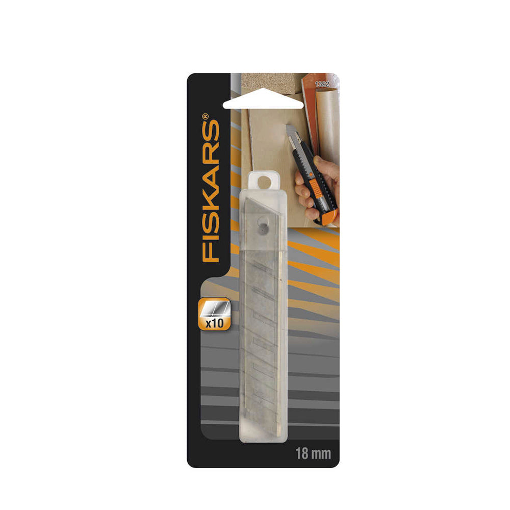 Fiskars Blades 18mm Knife Refills Pk 10 - Cafe Supply