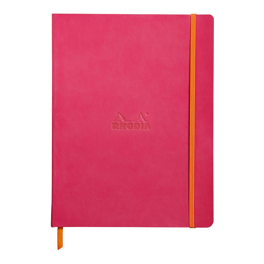 Rhodiarama Softcover Notebook B5 Dotted Raspberry - Cafe Supply