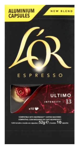 L'OR Espresso Ultimo Intensity 13 Coffee Capsules 10pk - Cafe Supply
