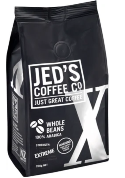 Jed's Coffee Co. X Extreme Strength Whole Beans Coffee 200g - Cafe Supply