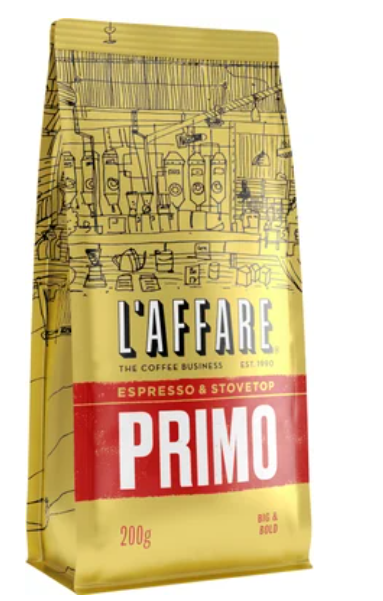 L'affare Primo Espresso & Stovetop Coffee 200g - Cafe Supply