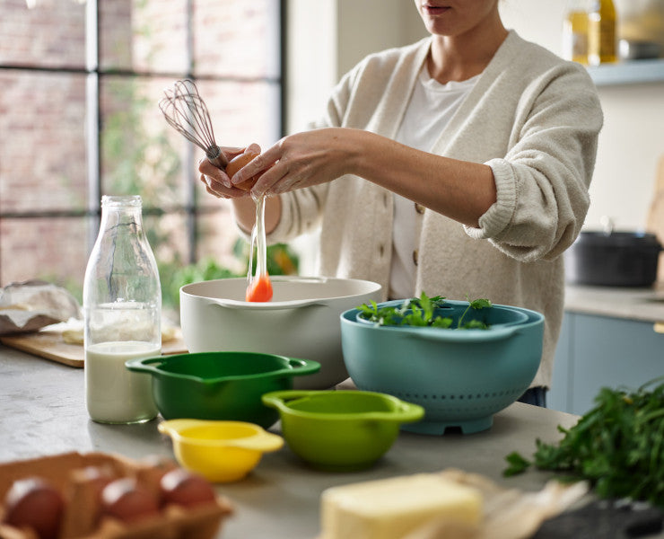 Joseph Joseph Duo 6pc Food Preparation Bowl Set (Opal) - Cafe Supply