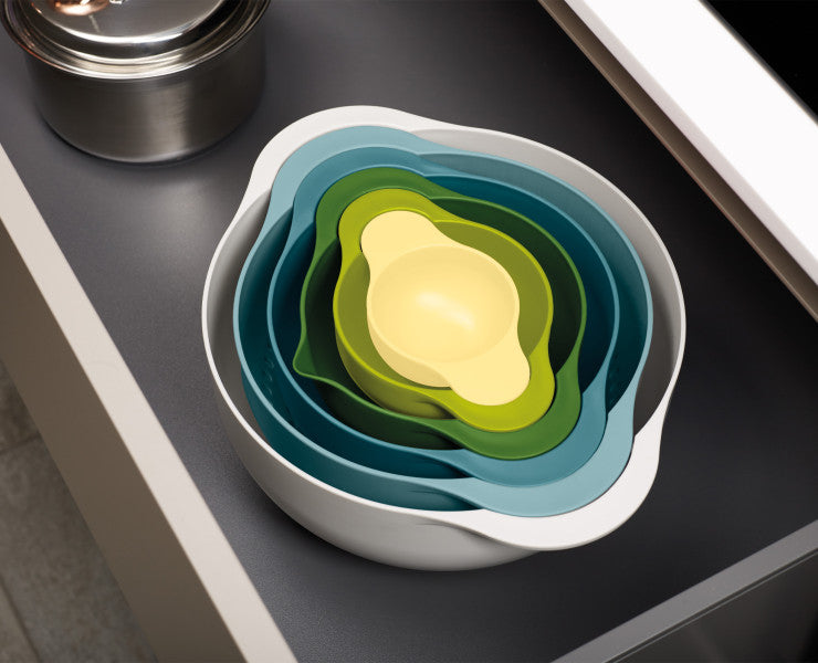 Joseph Joseph Duo 6pc Food Preparation Bowl Set (Opal) - Cafe Supply