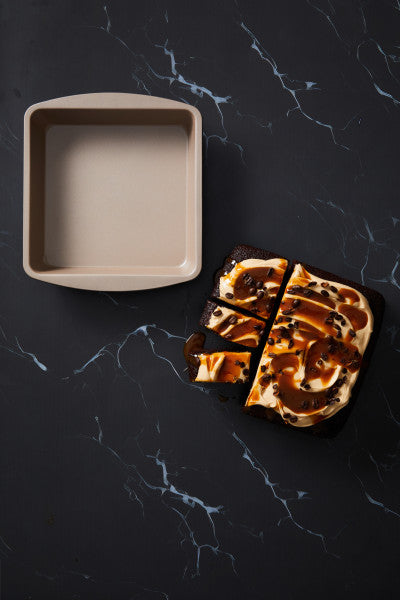 Stanley Rogers Ceramabake Square Cake 20x20x5cm - Cafe Supply
