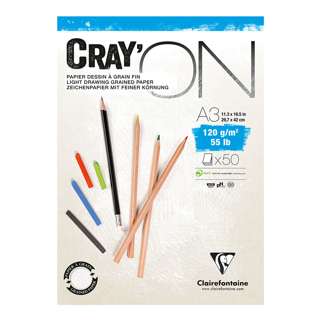 CrayON Pad A3 120g 50sh - Cafe Supply