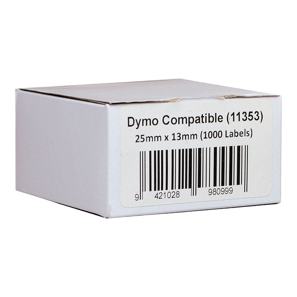Icon Compatible Dymo LW Labels 25x13mm 1000 Roll - Cafe Supply