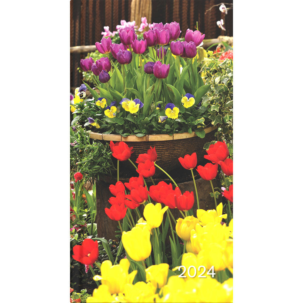 Collins Diary CW7 Notes Floral Even Year - Cafe Supply