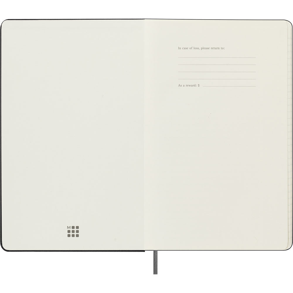 Moleskine Diary Undated Weekly + Notes HC Large Black - Cafe Supply