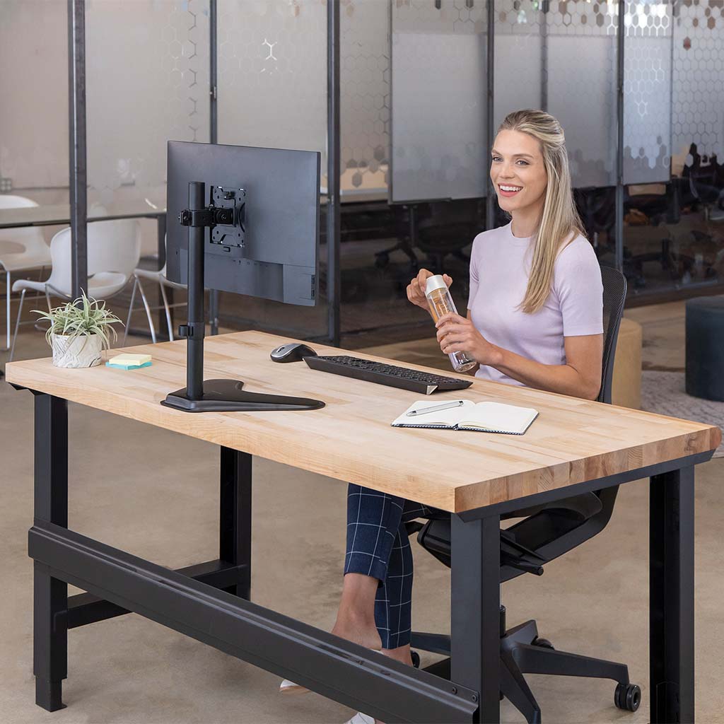 Fellowes Monitor Arm Professional Freestanding Single - Cafe Supply