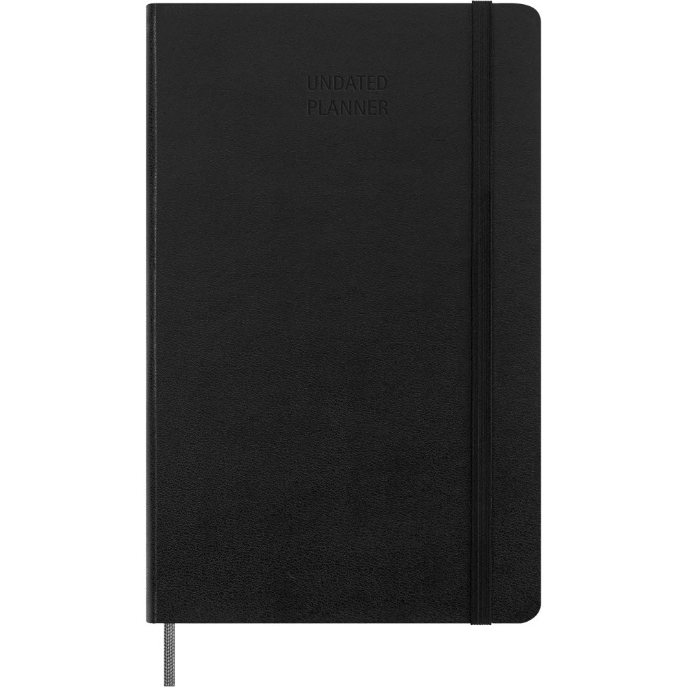 Moleskine Diary Undated Weekly + Notes HC Large Black - Cafe Supply