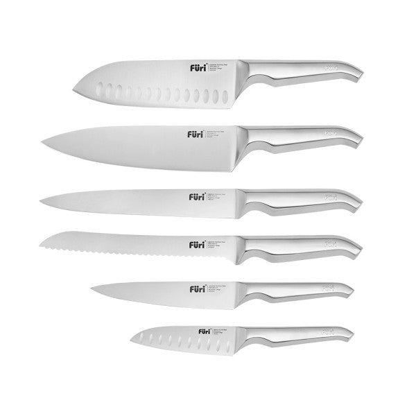 Furi Pro Duo-Angled Knife Block Set 7 Piece - Cafe Supply