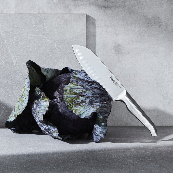 Furi Stone Knife Block Snow Terrazzo Set 7 Piece - Cafe Supply