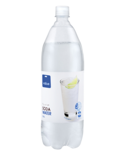 Value Soda Water 1.5l - Cafe Supply