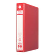 OSC Insert Binder A4 4D 38mm Red - Cafe Supply