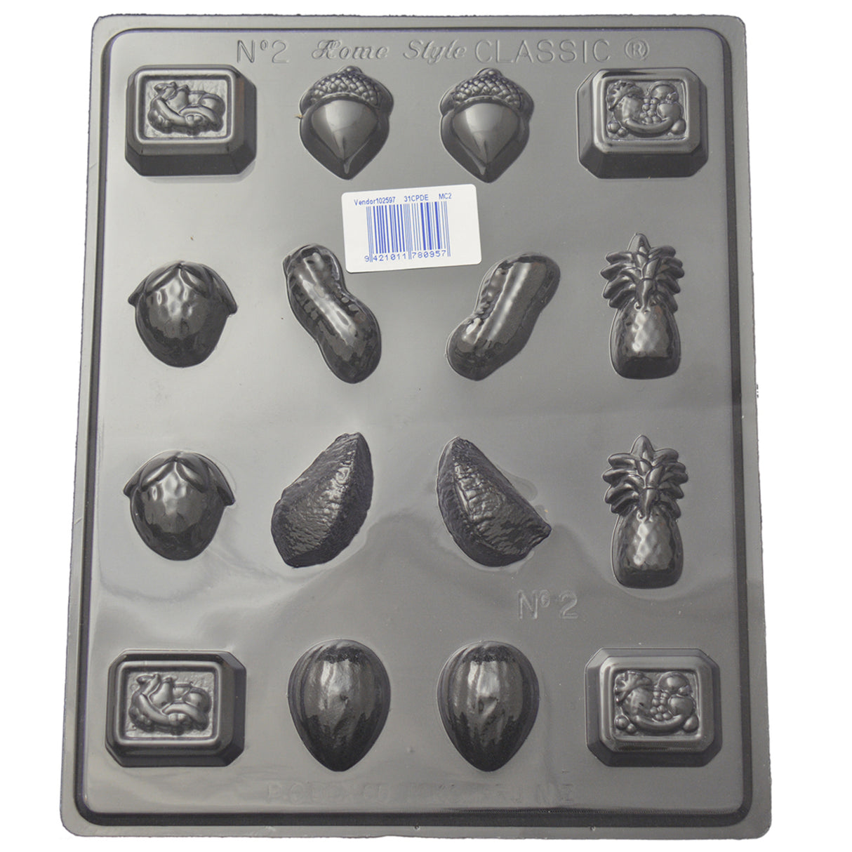 Fruit & Nut Mould (0.6mm) - Cafe Supply
