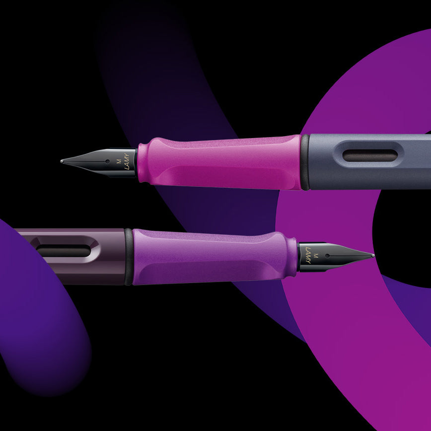 Lamy Safari LE Fountain Pen Violet Blackberry Medium (0D8) - Cafe Supply