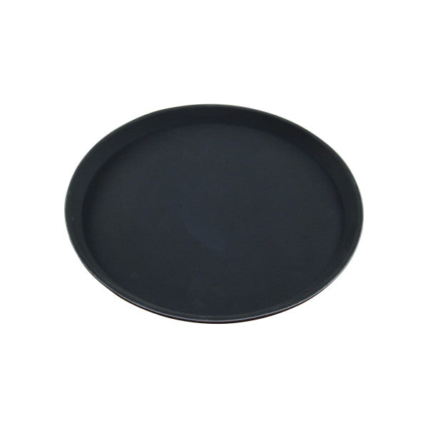 Chef Inox Non-Slip Round Tray Plastic 350mm - Cafe Supply