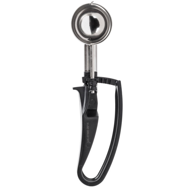 1.13-ounce disher with black squeeze handle - Cafe Supply