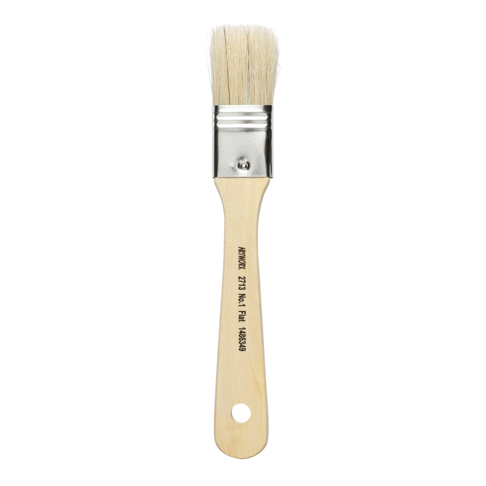 Artworx Paint Brush 2713 Flat Size 1 25mm - Cafe Supply
