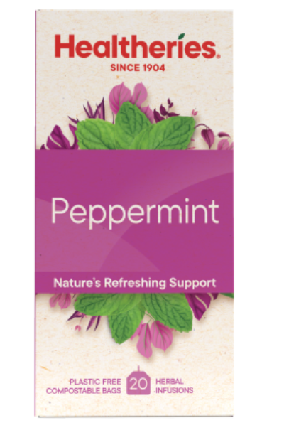 Healtheries Peppermint Tea Bags 20pk - Cafe Supply
