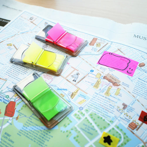 Stick'n Pop Up Flags 45x25mm 50 Sheets Orange - Cafe Supply