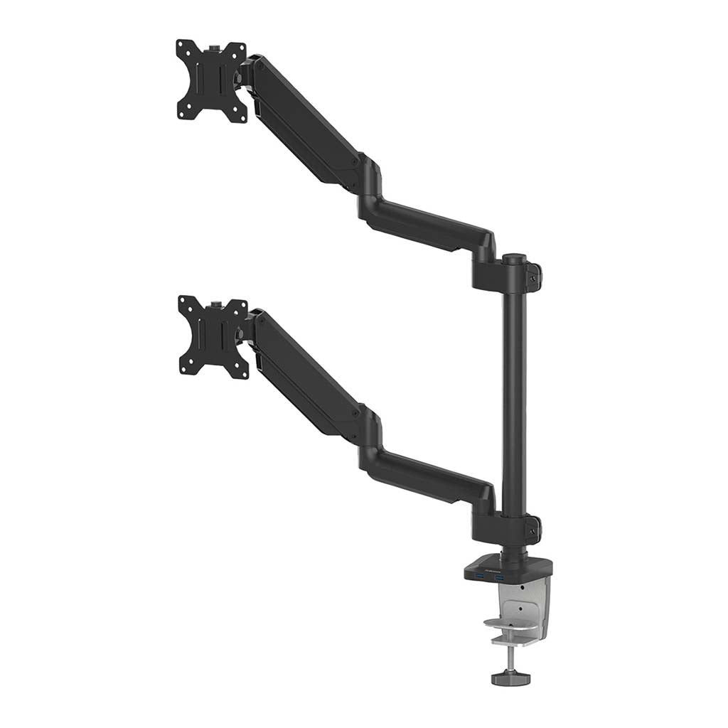 Fellowes Monitor Arm Platinum Dual Stacking - Cafe Supply