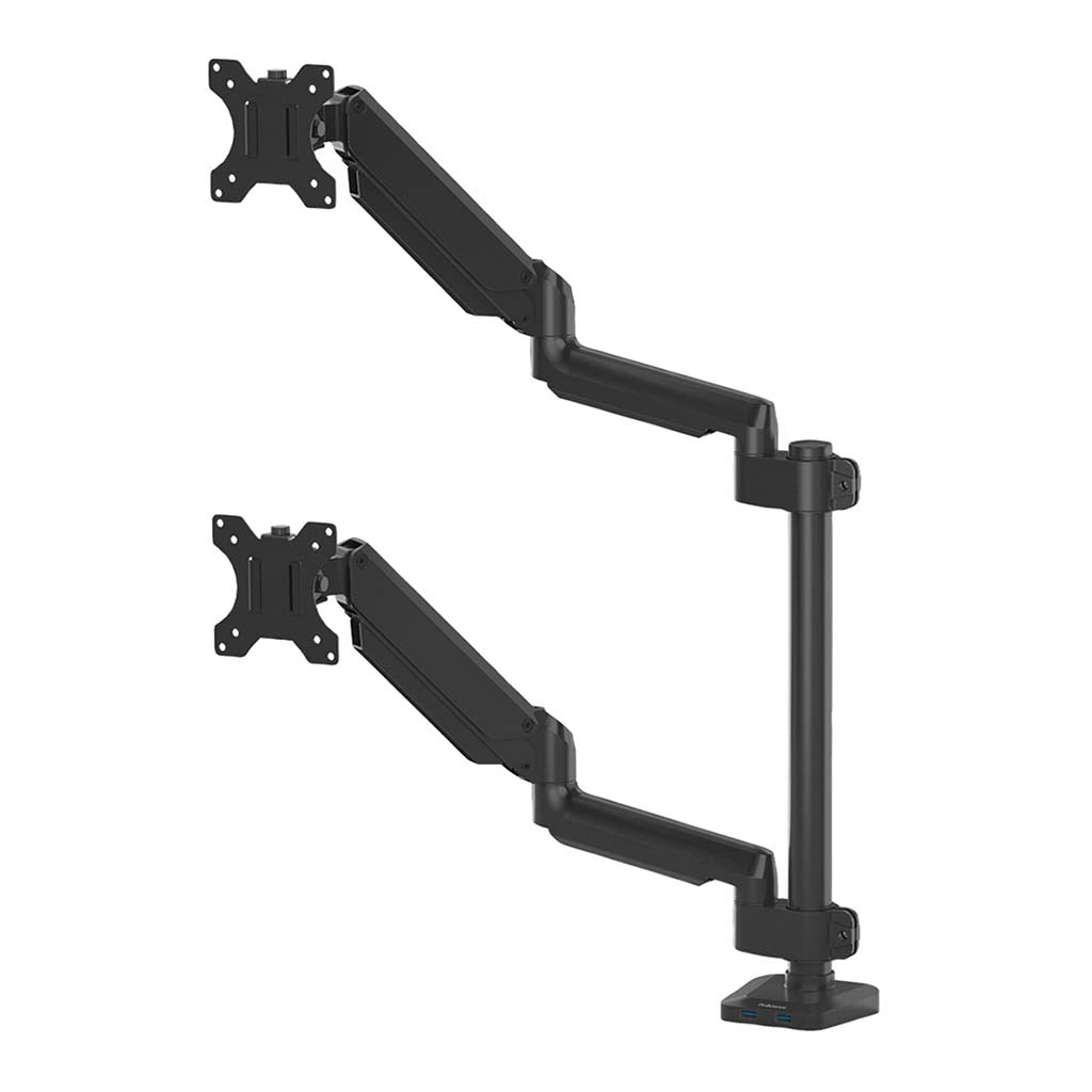 Fellowes Monitor Arm Platinum Dual Stacking - Cafe Supply