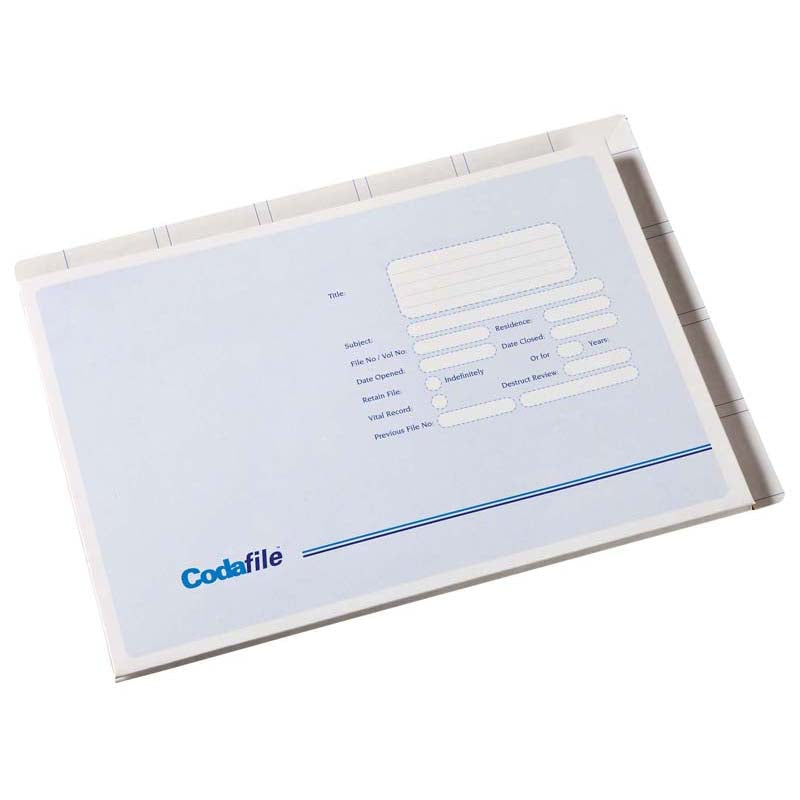 Codafile Vertical Wallet With Top And Side Tab Box 20 - Cafe Supply