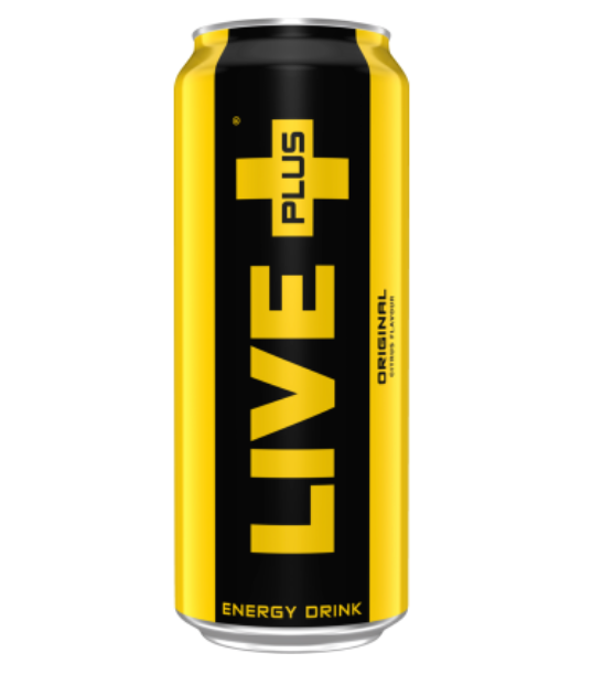 Live Plus Original Citrus Energy Drink 500ml - Cafe Supply