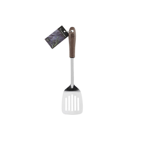 Stanley Rogers Black Walnut Slotted Turner - Cafe Supply