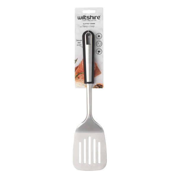 Wiltshire Aspire Stainless Steel Slotted Turner - Cafe Supply