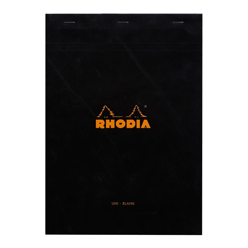Rhodia Bloc Pad No. 18 A4 Blank Black - Cafe Supply