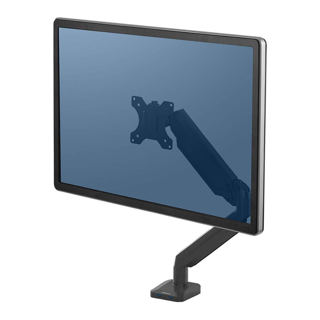 Fellowes Monitor Arm Platinum Single - Cafe Supply