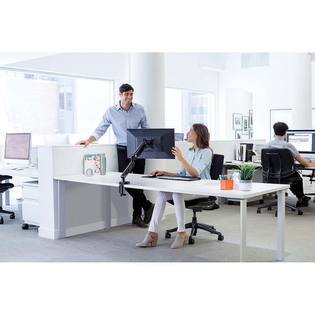 Fellowes Monitor Arm Platinum Single - Cafe Supply