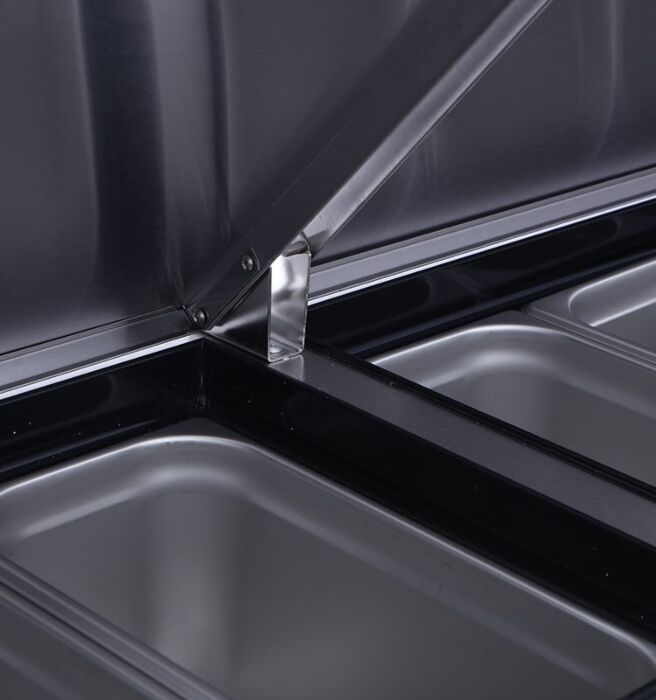 1 DOOR PIZZA PREP TABLE FRIDGE 1117 MM MPF8201 - Cafe Supply