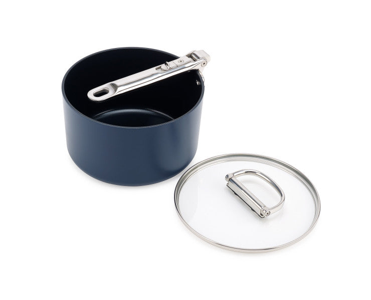 Joseph Joseph Space 19cm/2.9qt Non-Stick Saucepan & Lid - Cafe Supply