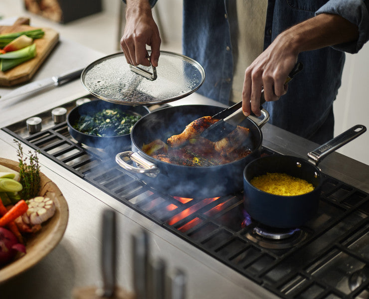 Joseph Joseph Space 19cm/2.9qt Non-Stick Saucepan & Lid - Cafe Supply