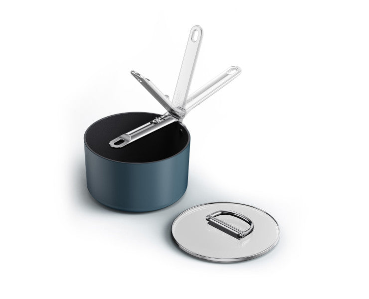 Joseph Joseph Space 23cm/5.4qt Non-Stick Saucepan & Lid - Cafe Supply