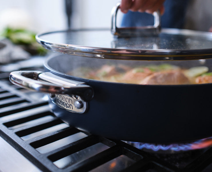 Joseph Joseph Space 28cm/3.8qt Non-Stick Saute Pan & Lid - Cafe Supply