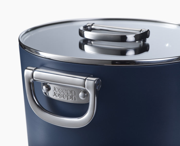 Joseph Joseph Space 25cm/8.5qt Non-Stick Stock Pot & Lid - Cafe Supply