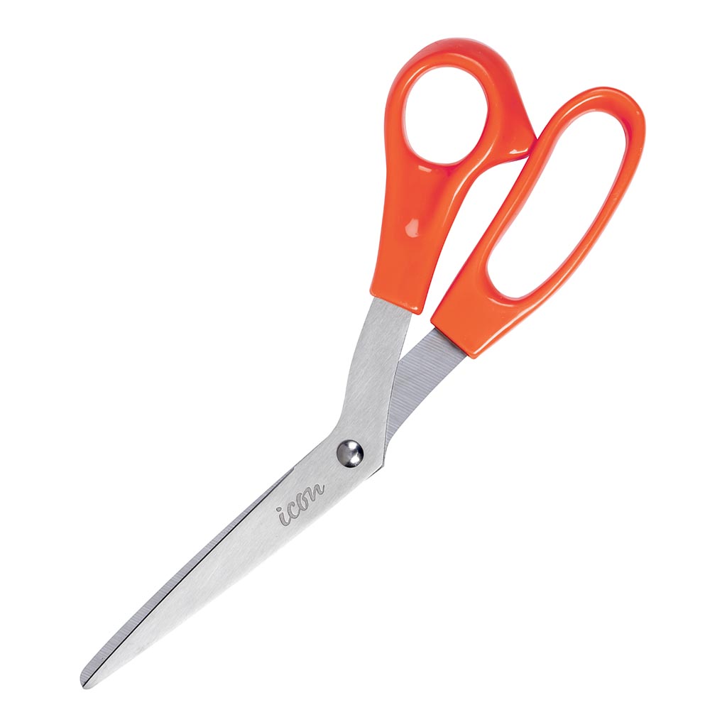Icon Scissor 8 Inch Orange Handle - Cafe Supply