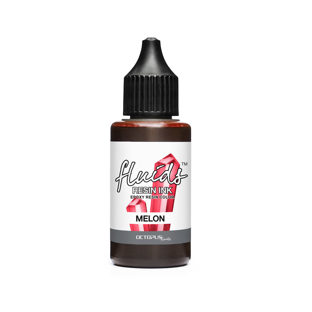 Octopus Fluids Resin Ink Melon Red 30ml - Cafe Supply